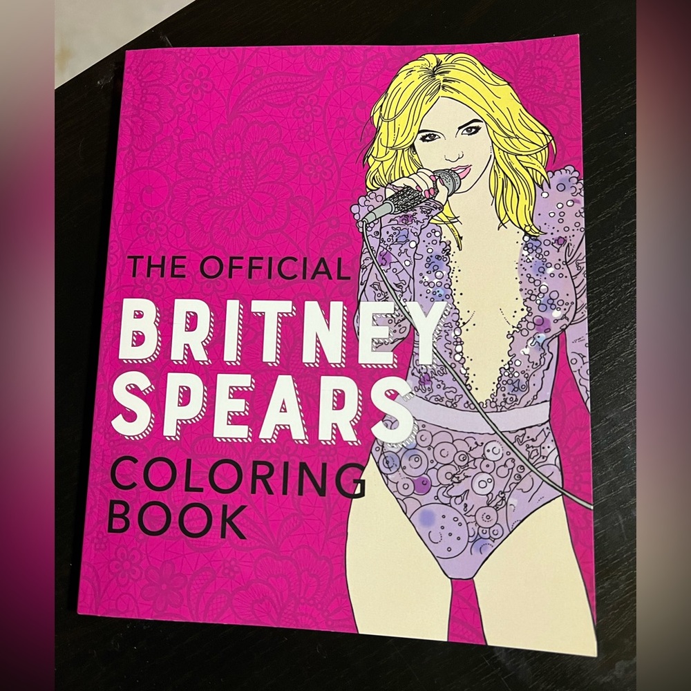Britney Spears Official Coloring Book! NEW!